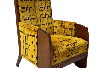 Art Deco Amsterdamse School Lounge Chair by Cornelis van der Sluys, 1918